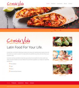 comida vida website